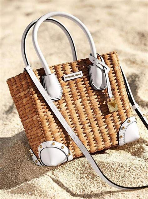 Michael Kors Straw Designer Handbags: Totes, Crossbody, 